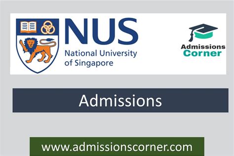 when nus admission results release|Application Timeline .